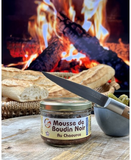 Mousse de Boudin Noir au Chaource